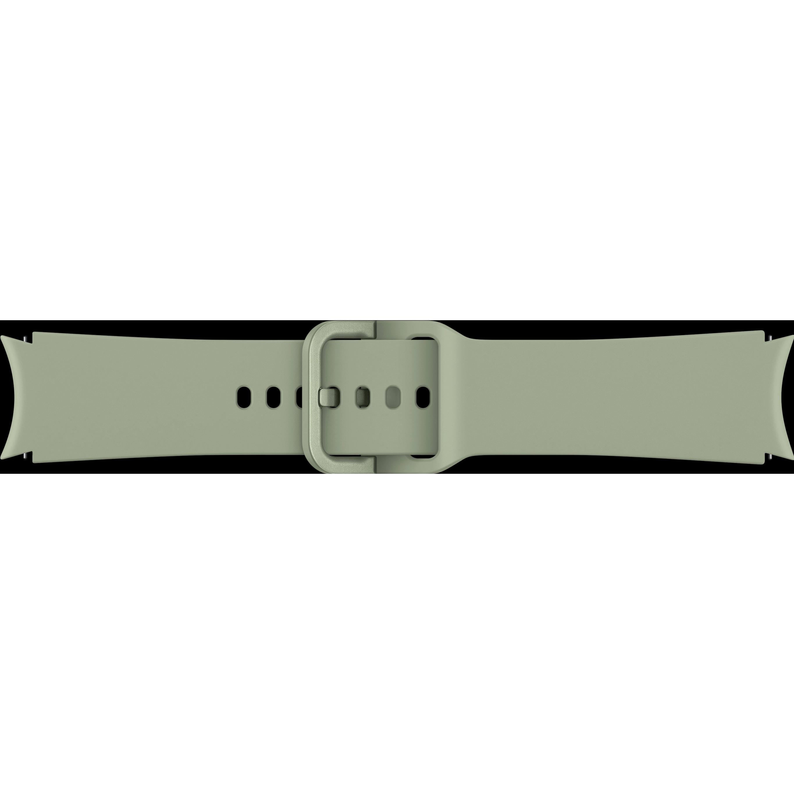 Thumbnail - Samsung Sport Band 20mm S/M olive green (20 mm, Fluoroelastomer, Galaxy Watch, Galaxy Watch 4), Uhrenarmband, Grün