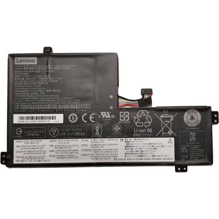 Lenovo Battery 42 WH 3 Cell (3 Zellen, 0 mAh), Notebook Akku