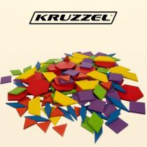 Actual product image Kruzzel Lesson - geometric figures (155 pieces)