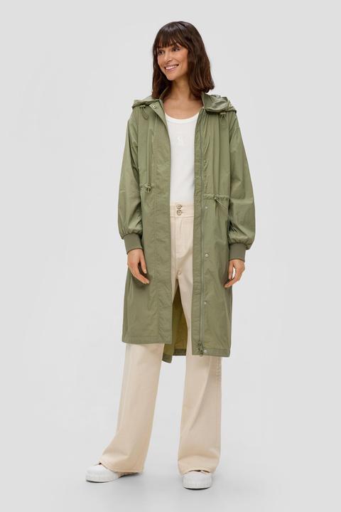 Immagine prodotto S.Oliver Outdoor-Mantel Verstellbarer Parka in Crinkle-Optik