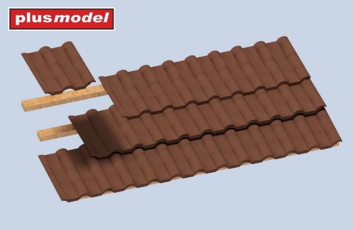 Plus Model Roof tiles corrugated 84 pcs