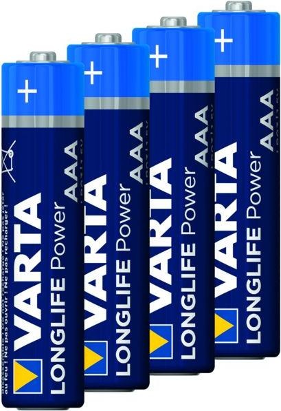 Productafbeelding Varta Vermogen met lange levensduur (4 Pcs., AAA, 1240 mAh)