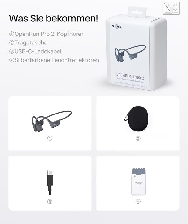 Immagine prodotto Shokz OpenRun Pro 2 (ANC, 12 h, Senza fili)