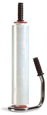 Produktbild Transpak Handabroller f.Stretchfolien m.1 Kugellager Chromfarben