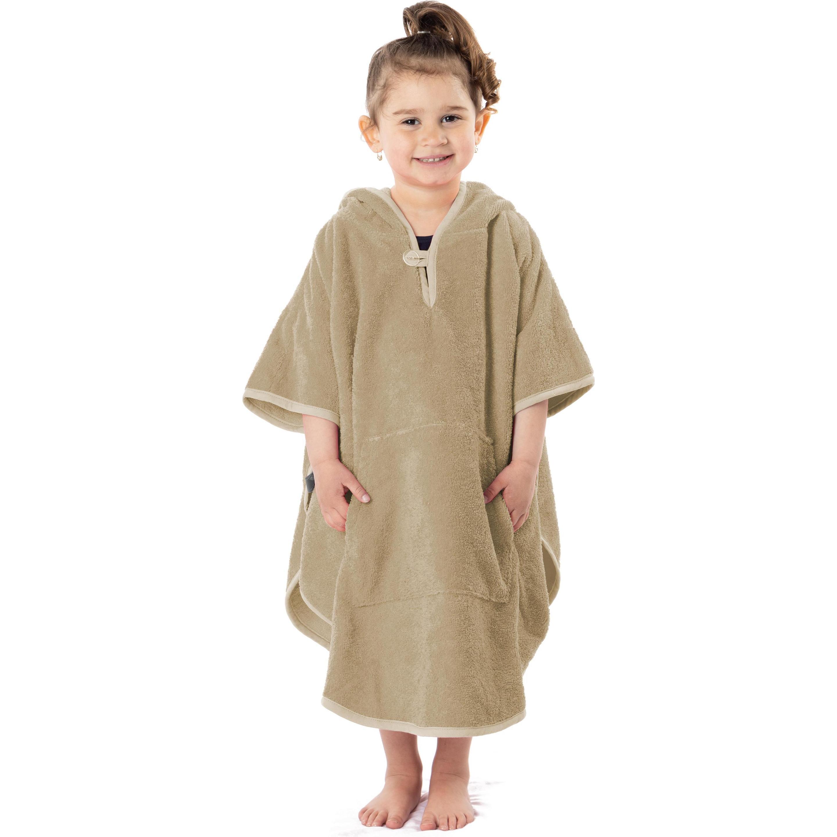 Normani, Bademantel, Weicher Kinder Badeponcho (70 cm x 75 cm) (70 C)