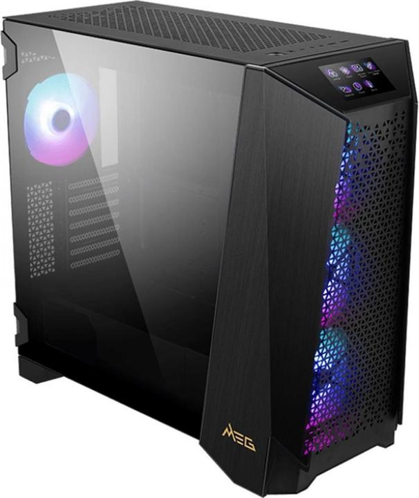 Actual product image MSI MEG PROSPECT 700R Computer Case Midi Tower Black (ATX, E-ATX, mATX, Mini-ITX)