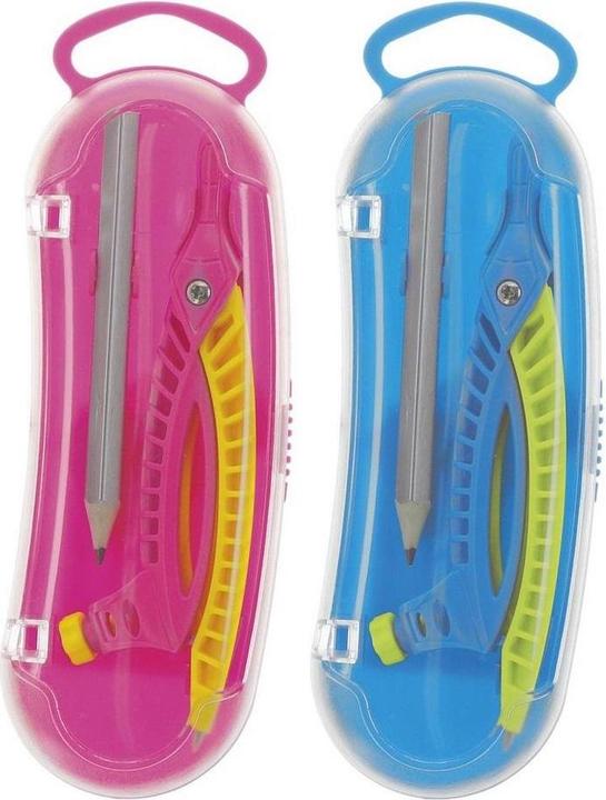 Titanum Kunststoff-Zirkel, 2-teiliger Mix