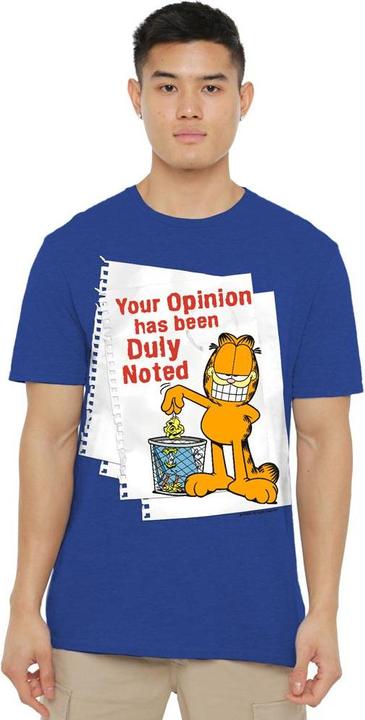 Actual product image Garfield Unisex Adult Duly Noted T-Shirt (XL)