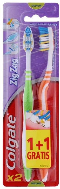 Actual product image Colgate ZigZag Interdental Cleaning 2 Medium Toothbrush Interdental Cleaning 1 1 (Medium, 2x)