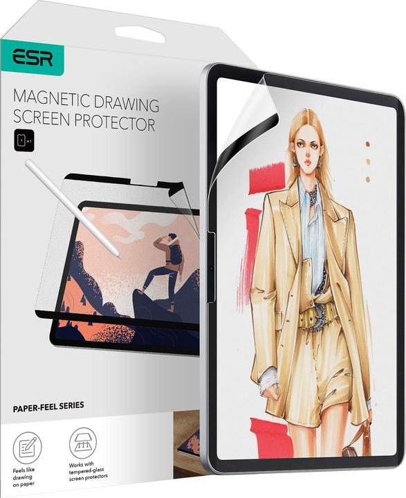 Produktbild ESR Paper-Feel Magnetic Screen (1 Stück, iPad Pro 13 2024 (M4))