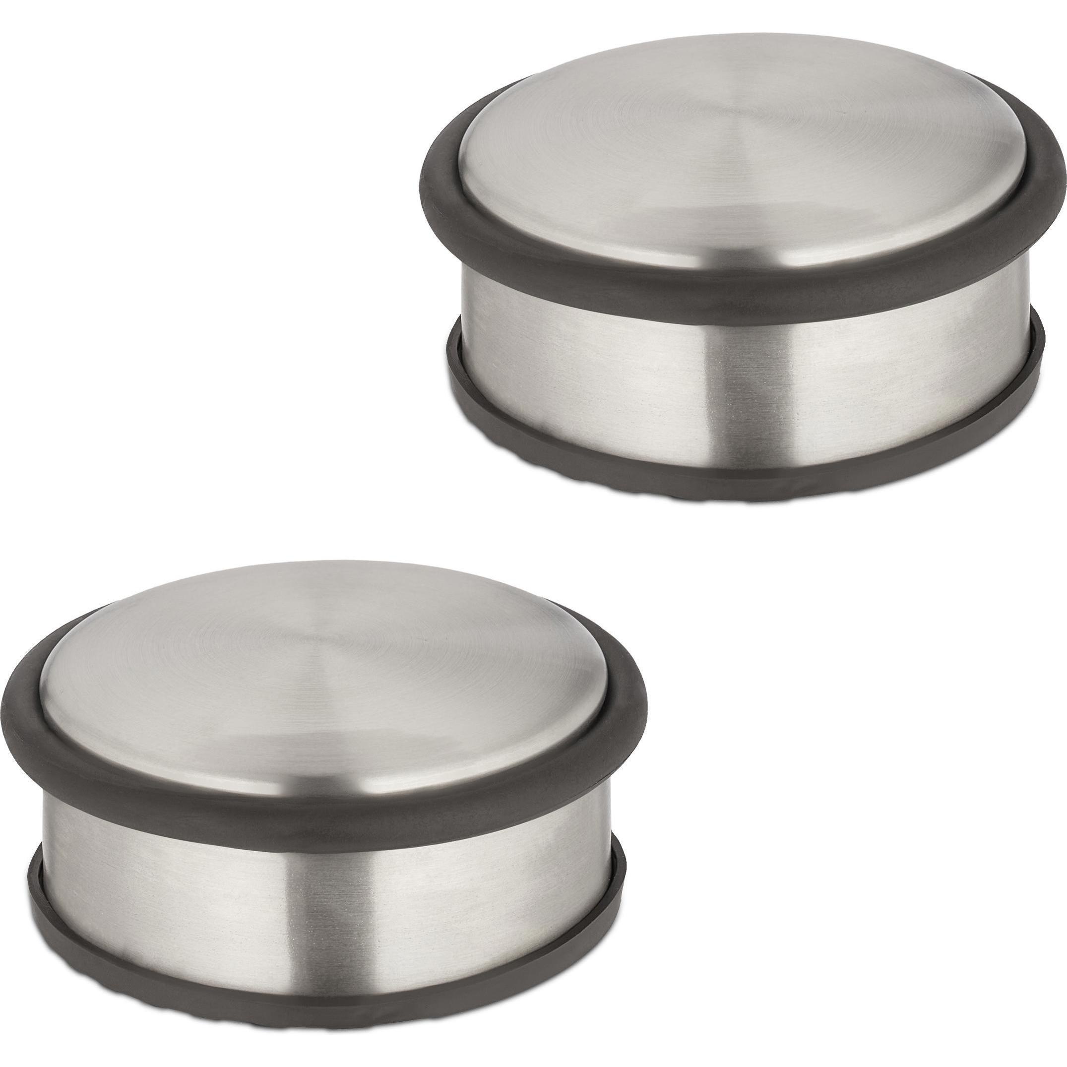 Relaxdays, Türstopper, 2x Türstopper (2 Stück, 10.5 x 10.5 x 4.5 cm)