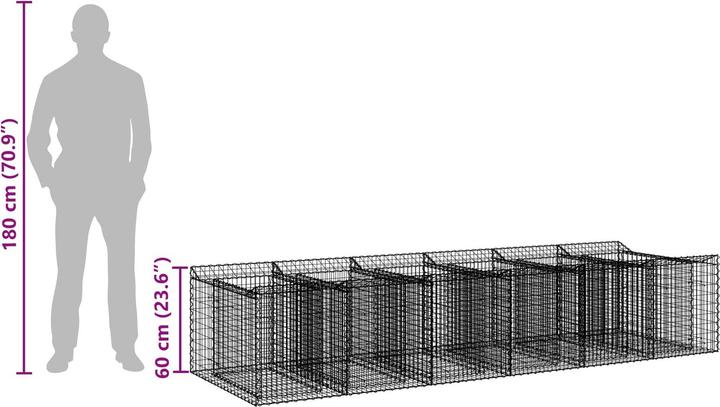 Produktbild vidaXL Zaunpaneele