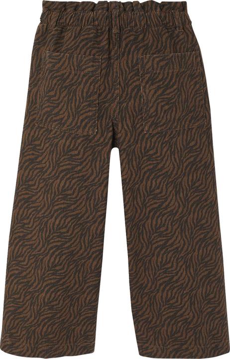 Actual product image Vertbaudet Weite Mädchen Paperbag-Hose mit Leopardenmuster (122)