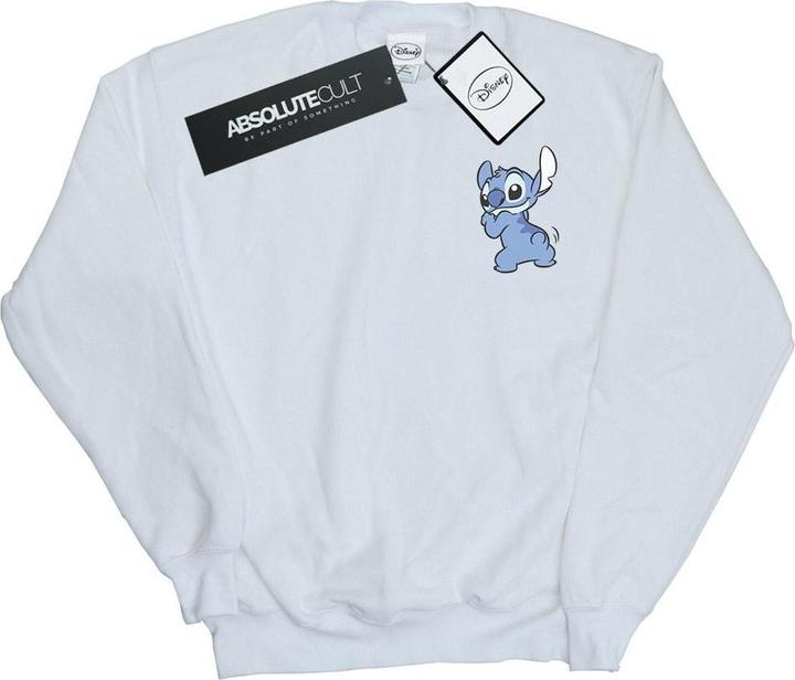 Disney Lilo And Stitch Stitch Backside Breast Print Sweatshirt Jungen (152, 158)