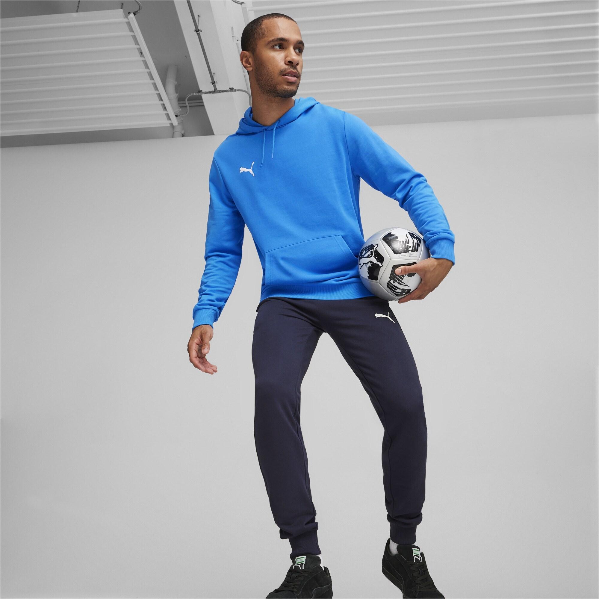 Thumbnail - Puma, Herren, Pullover, teamGOAL Casuals Hoody, Blau, (M)