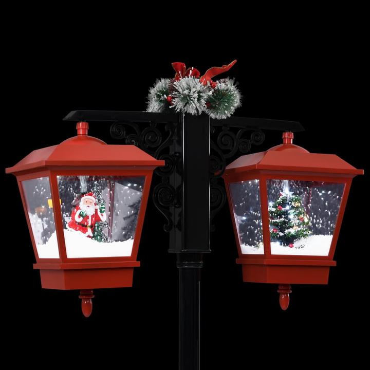 Produktbild vidaXL Weihnachts-Strassenlampe Mit Weihnachtsmann 81 X 40 X Pvc Rot