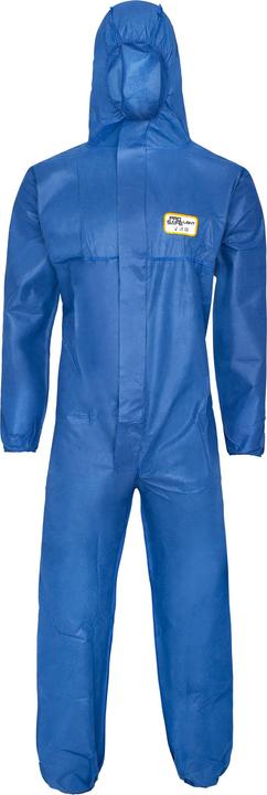 Produktbild Top Swede SMS-Overalls, Kapuze, Arm-,Bein- und Taillengummi, blau, CAT.III, Typ 5+6, VE 50 Stück (L)