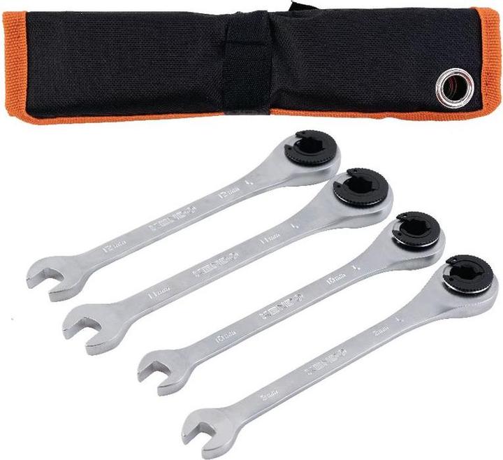Produktbild Kendo Ratschenschlüsselset 4-teilig (10 mm, 11 mm, 12 mm, 8 mm)