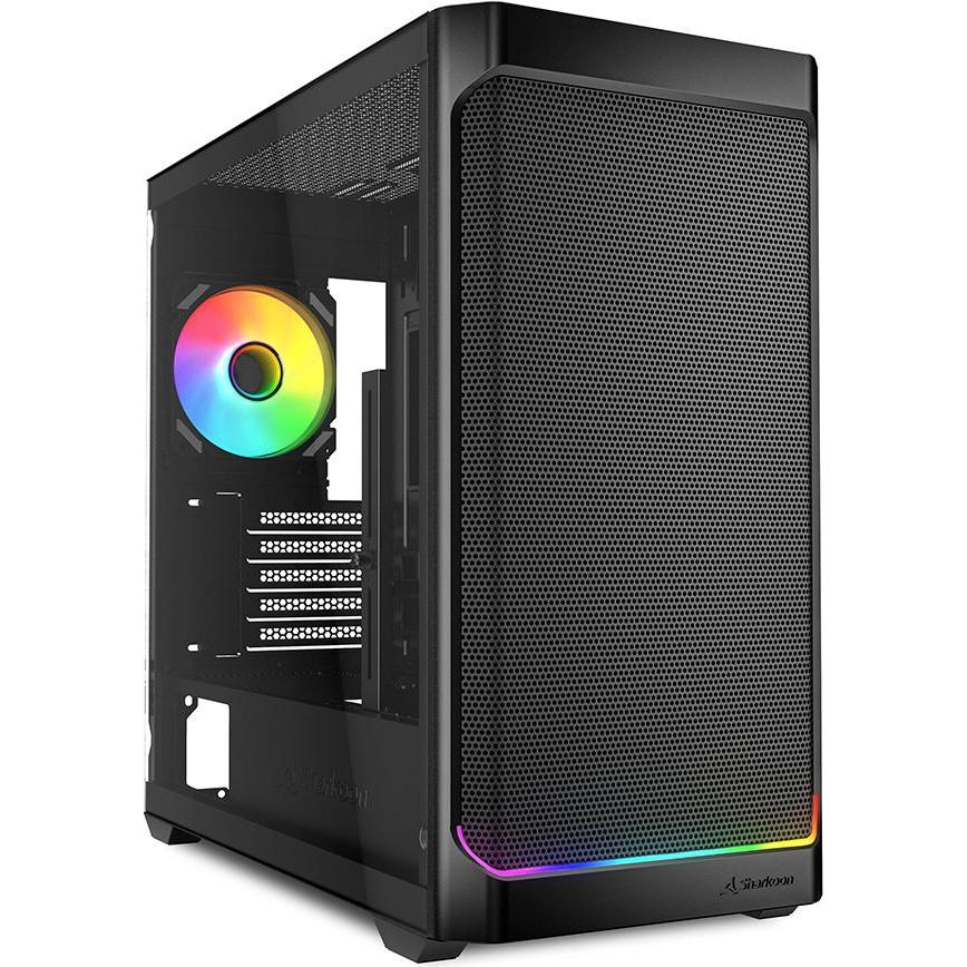 Sharkoon MK4 RGB Black mATX (schwarz) (RGB), Modding Beleuchtung