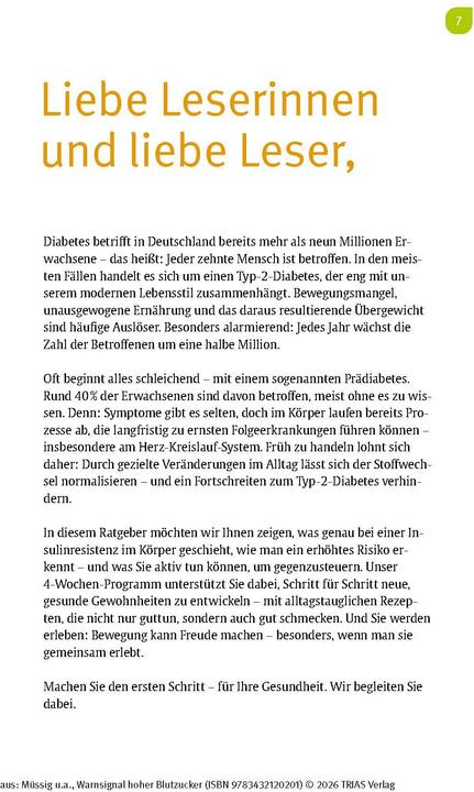Image du produit Warnsignal hoher Blutzucker