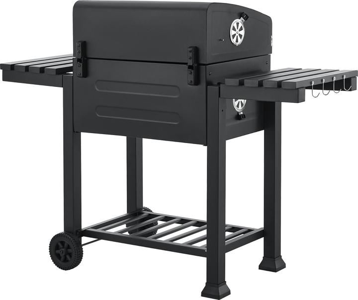 Actual product image Casa.Pro Grillwagen Arnad 105x135x47,5cm Schwarz (61.50 cm)