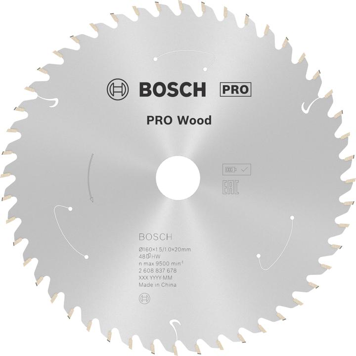 Productafbeelding Bosch Professional Zubehör Cirkelzaagblad standaard voor hout