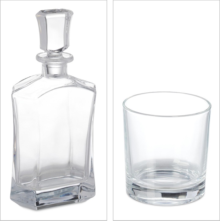 Actual product image Relaxdays 5-piece whisky set (7 dl, 1 x, Whisky glass)