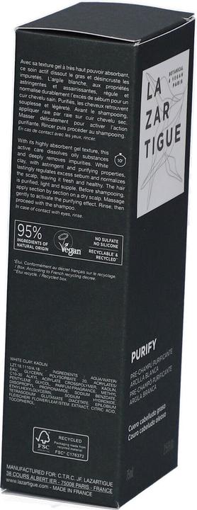 Immagine prodotto Lazartigue Purify Soin Pre Shampoo (75 ml)
