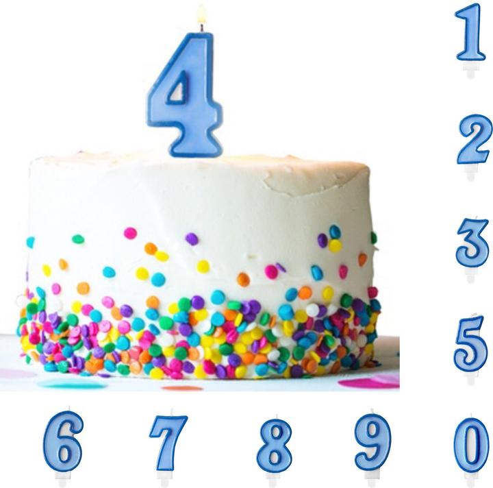 Produktbild Partydeco Zahlenkerze Nr 1 (1 x)