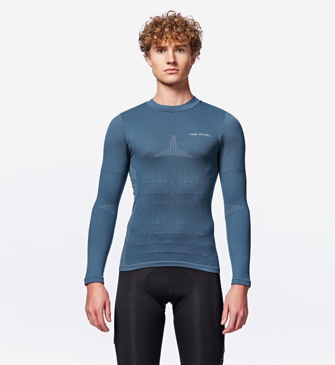 Produktbild Van rysel Fahrrad Unterwäsche langarm Racer 2 blau (XL)