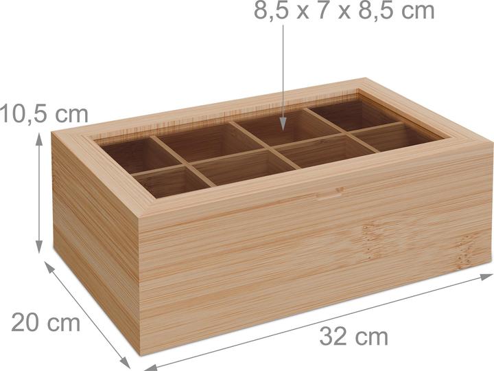 Image du produit Relaxdays Boite-à-thé