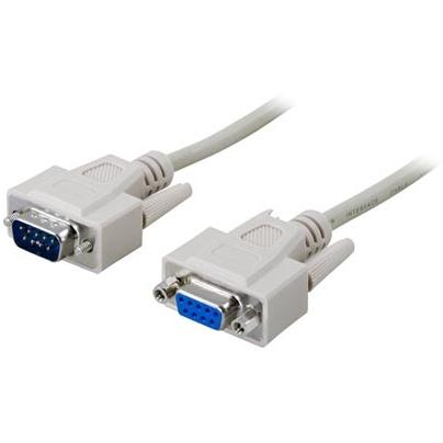 Deltaco serielt kabel - DB-9 til DB (5 m), Schnittstellenkabel