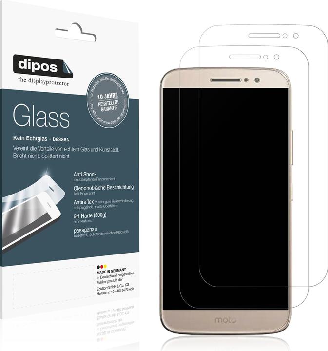 Produktbild Dipos Displayschutz Anti-Shock (2 Stück, Motorola Moto M)