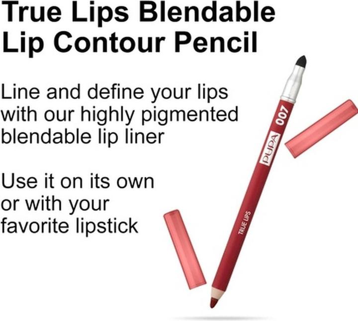 Image du produit Pupa Milano True Lips Crayon contour des Lèvres 007 (007 Rouge choc)