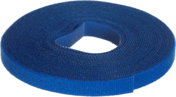 Actual product image Alantec Opaska rzepowa do kabli szer. 9mm długość 5m niebieska (9 mm)