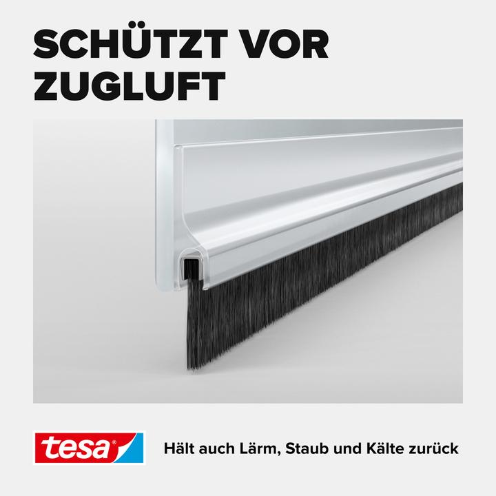 Produktbild tesa tesamoll Türdichtschiene für Teppich, selbstklebend