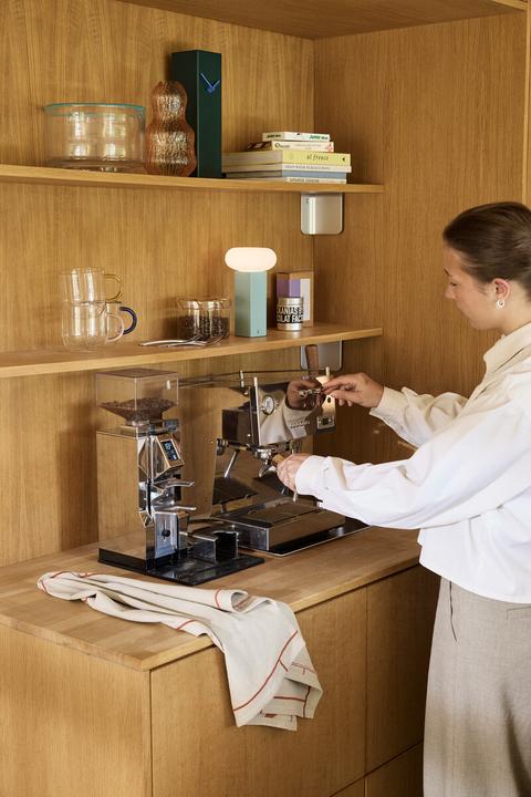 Produktbild Hübsch Low Tragbare Lampe Blau