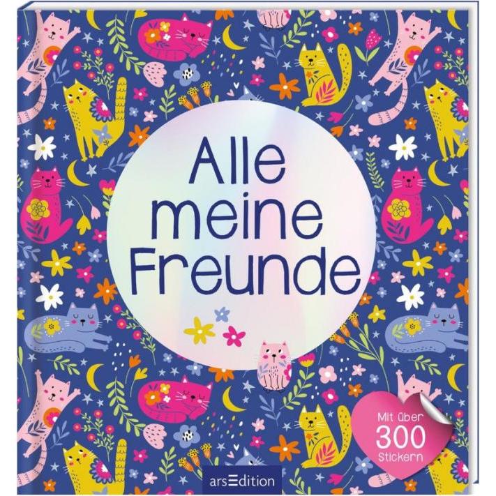 Ars Edition, Sticker, Freundebuch - Katzen