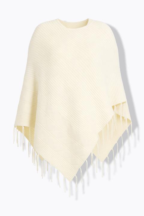 Produktbild Miamoda Poncho, oversized, Feinstrick, Zopfmuster, Fransen (42, 44, 46, 48)