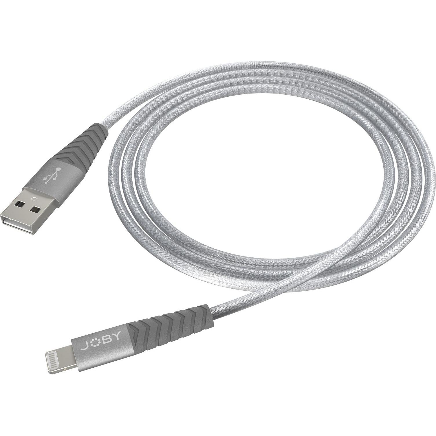 Joby Lightning Cable 1.2M SpaceGrey (1.20 m, USB 2.0), USB Kabel