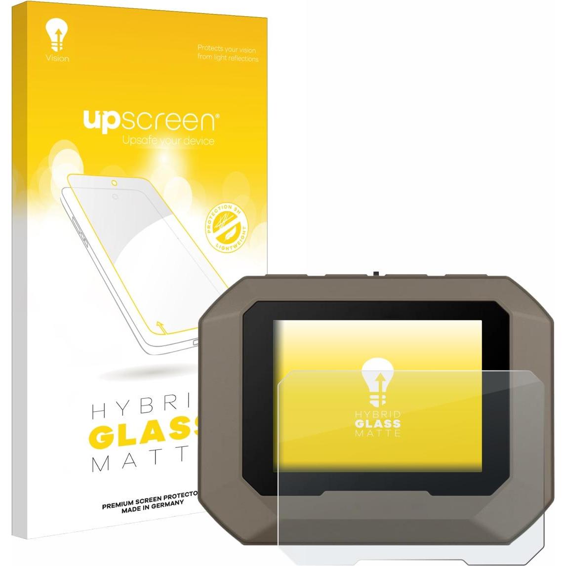 upscreen Schutzglas Schutzfolie Glas Folie Displayschutz matt, Smartwatch Schutzfolie, Grau