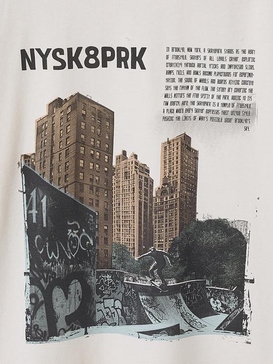 Actual product image Jonen Jungen Oversized-Shirt mit Fotoprint und Recycling-Baumwolle (128)