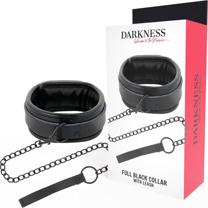 Immagine prodotto Darkness Collare Nero Completo Con Guinzaglio