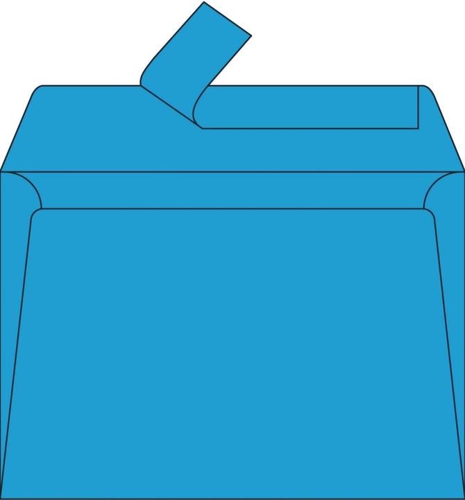 Actual product image Clairefontaine Pollen by envelope C6, caribbean (C6, 20 x)