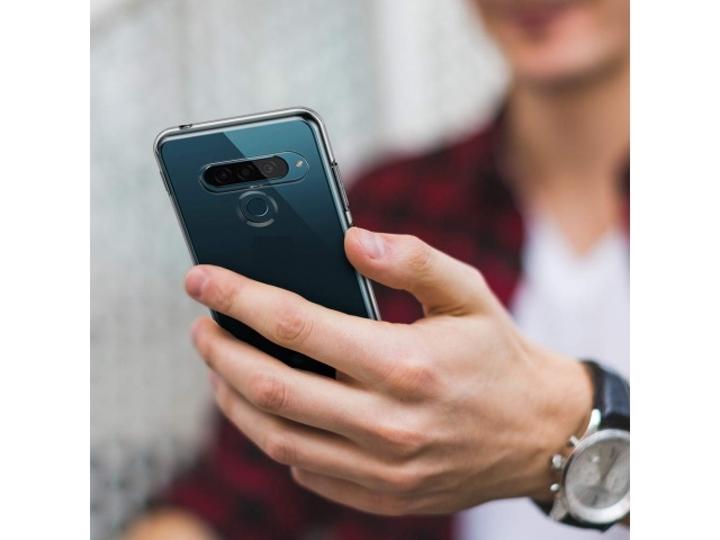 Actual product image Screenguard LG Q70 Flexible TPU Clear Case (LG Q70)