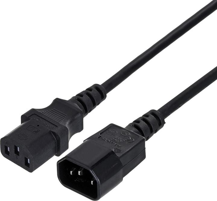 Actual product image Gembird PC-189-VDE Power supply extension cable (1.80 m)