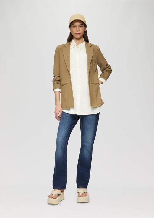Image du produit S.Oliver Bluse Lange Hemdbluse aus Viskose-Leinenmix (34)