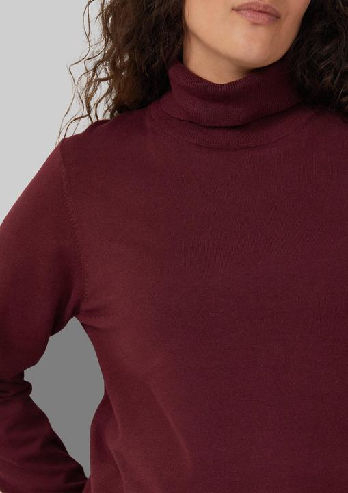 Produktbild s.Oliver Strickpullover Strickpullover aus Viskosemix mit Rollkragen (50)