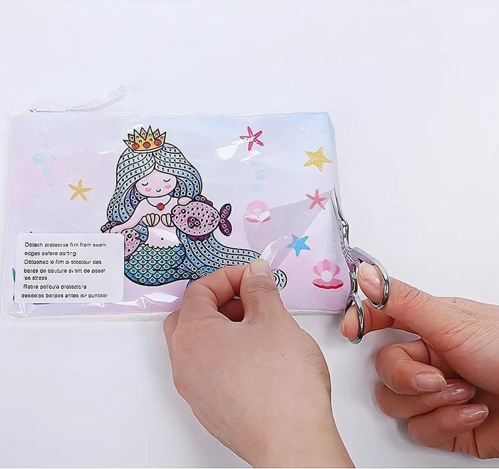 Actual product image Diamond Dotz Diamond Painting case mermaid