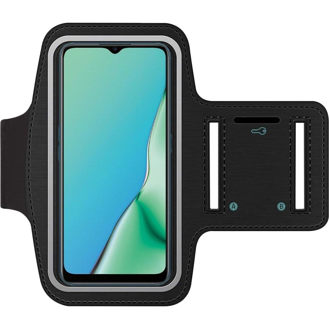 SmartFitness Oppo A9 2020 Handy Sport Armband, Smartphone Sportarmband, Schwarz
